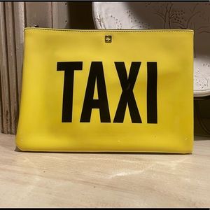 Kate Spade - Neon Yellow Taxi Clutch